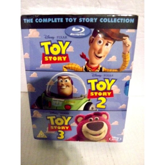 TOY STORY TRILOGY Blu-ray Box Set Complete 1 2 3 Disney & Pixar All 3 Movies NEW - Picture 1 of 2